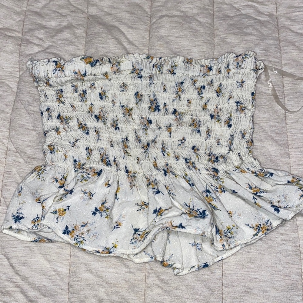 American eagle Strapless crop top